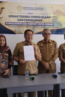 Kementerian PKP Resmi Serahkan Rusun ASN DOB Papua Tengah kepada Pemprov