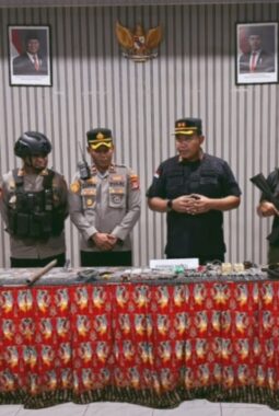 Polres Nabire Bersama Lapas dan TNI Gelar Razia di Lapas Kelas IIB Nabire